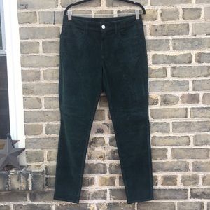 American Eagle, Cord High Rise Jegging, Forest Green